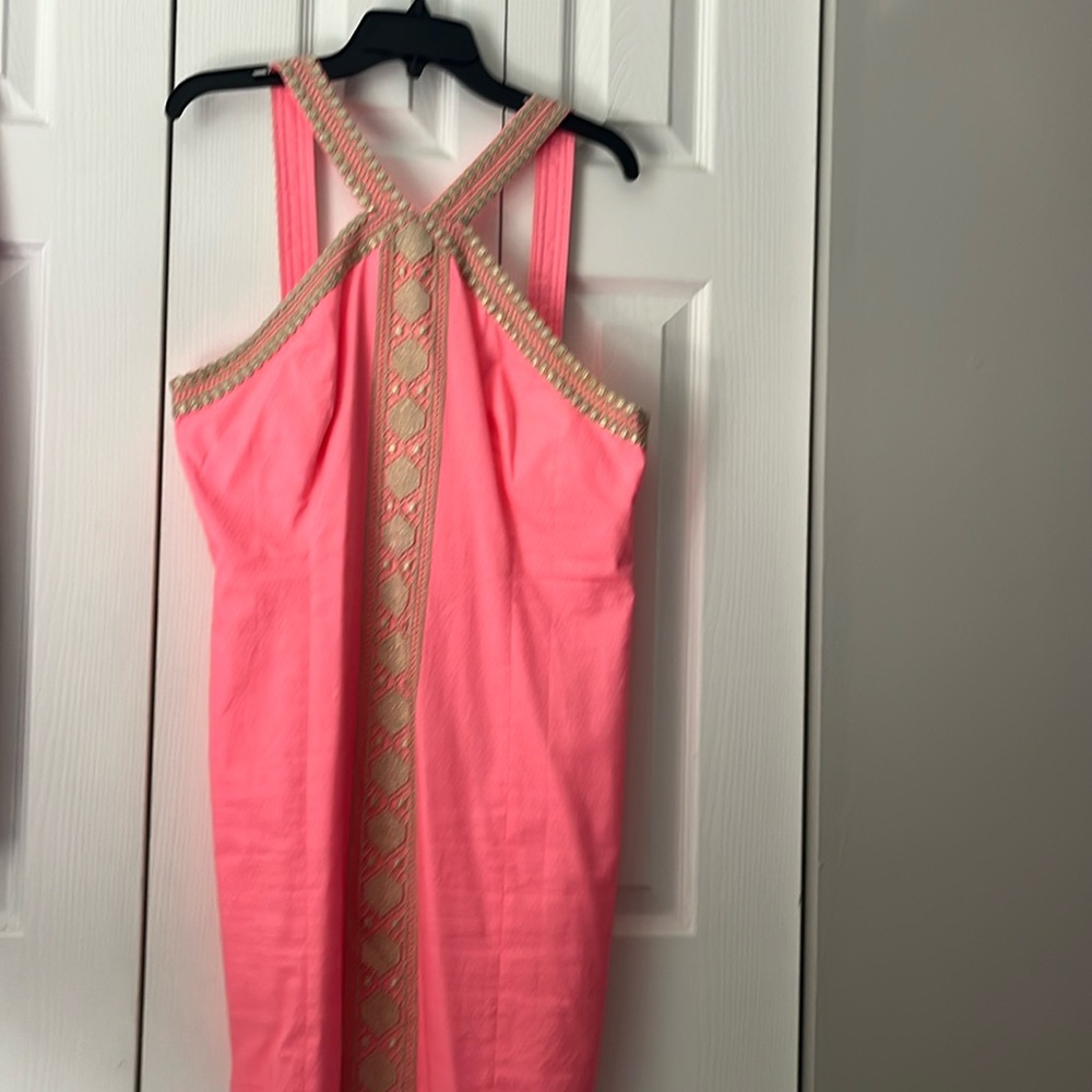 Lilly Pulitzer Women’s Capri Coral Ena Stretch Shift Dress